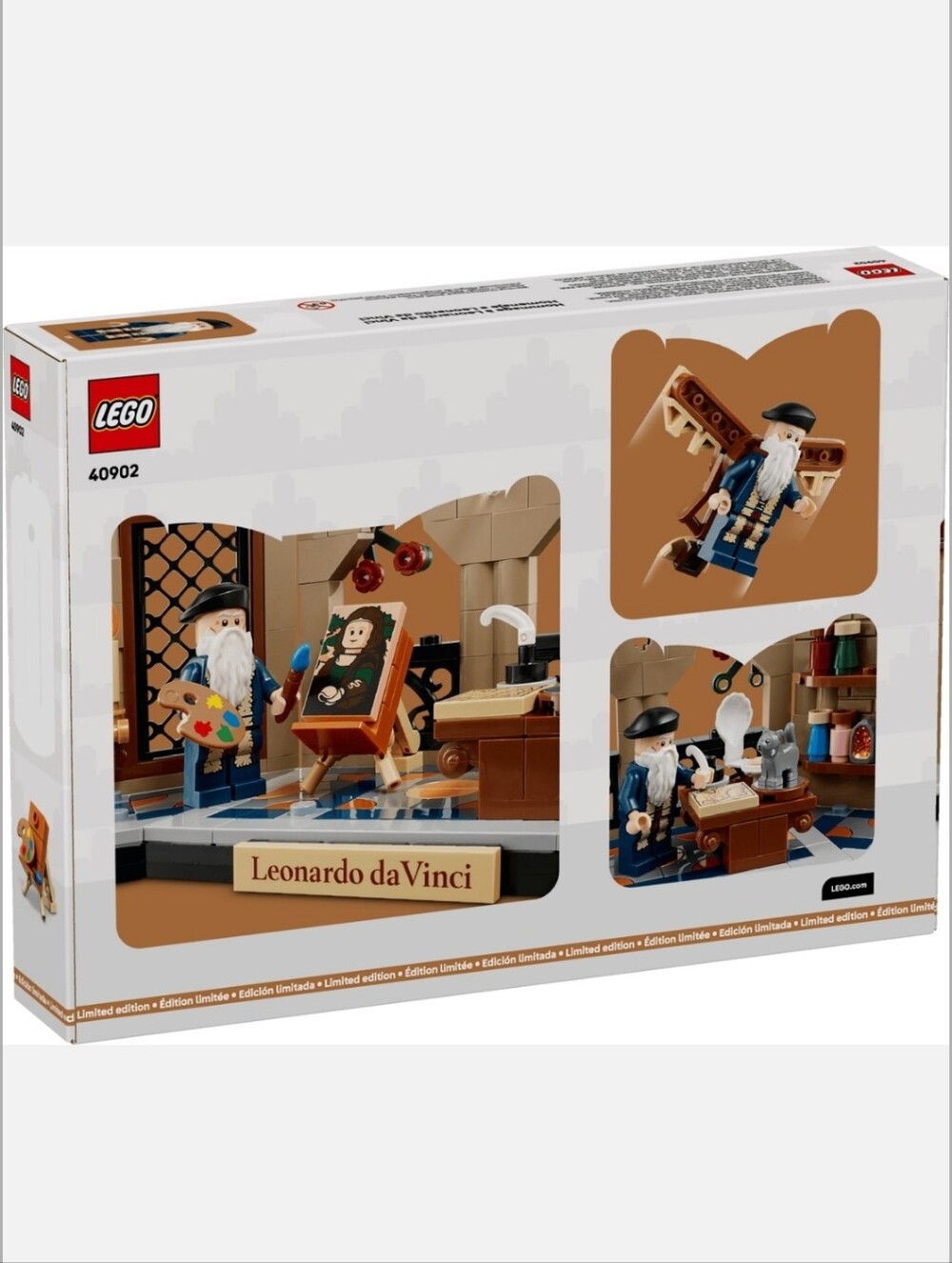 NIB Lego 40902 Limited Edition Tribute to Leonardo da Vinci - Picture 8 of 10
